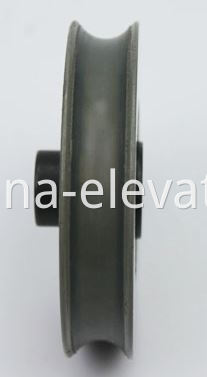 Hitachi Elevator Door Hanger Roller Curved Groove 20mm Length Shaft 65*13*6202